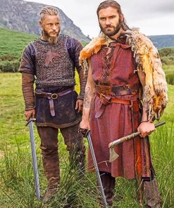 Ragnar And Rollo Vikings paint by number