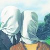 Rene Magritte The Lovers paint by number