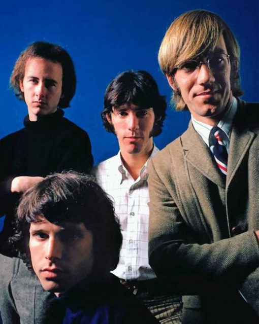 The Doors Band Rock paint by number
