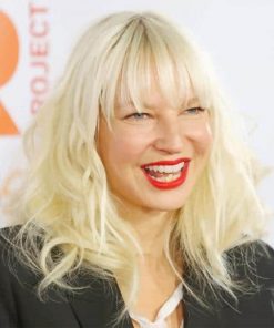 The Famous Singer Sia paint by numbers