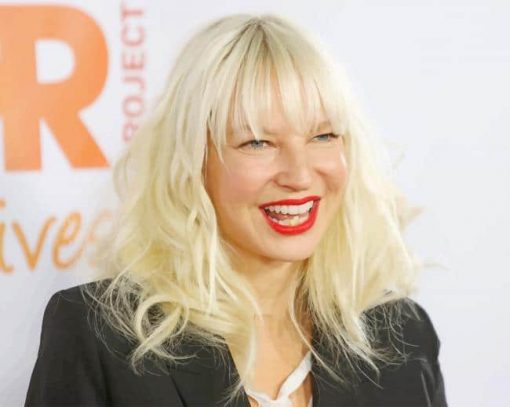 The Famous Singer Sia paint by numbers