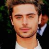 The Handsome Zac Efron paint by numbers
