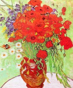 Vincent Van Gogh Poppies And Daisies Paint By Numbers