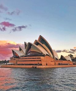 Opera House Sydney paint by numbers