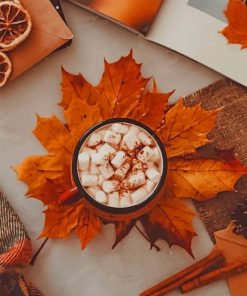 Cozy Autumn paint by numbers