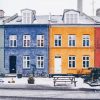 Copenhagen Snow paint by numbers