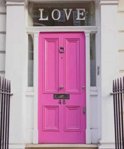 Love Door paint by numbers