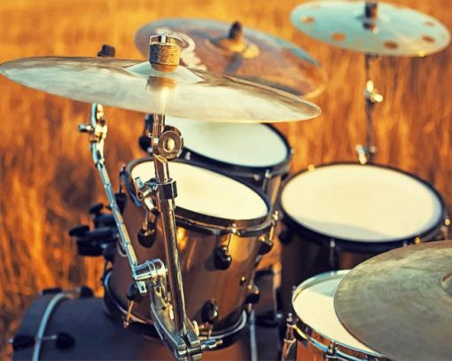 Drum Samples Instruments Music paint by numbers