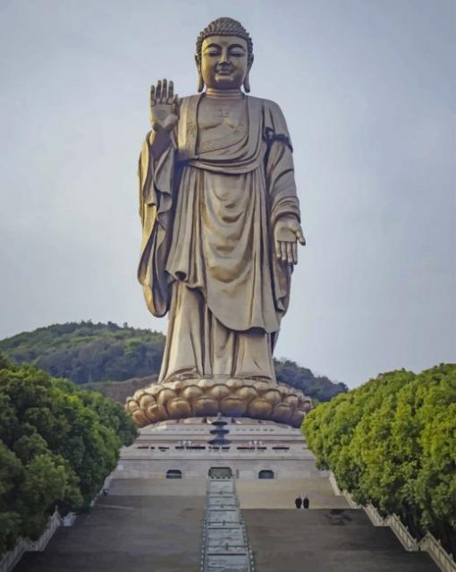 Gautama Buddha Statue paint by numbers