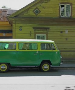 Green And Yellow Van paint by numbers
