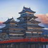 Himeji And Kumamoto Castles paint by numbers