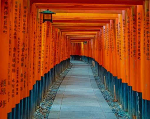 Torii Gates paint by numbers