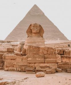 Egypt Pyramids And Pharaohs Statue paint by numbers