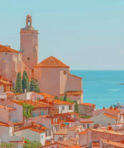 Cadaqués Town In Spain paint by numbers