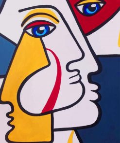 Faces Laurent Folco paint by numbers