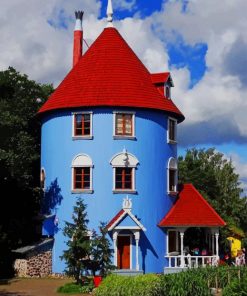 Moomin world Naantali Finland paint by numbers