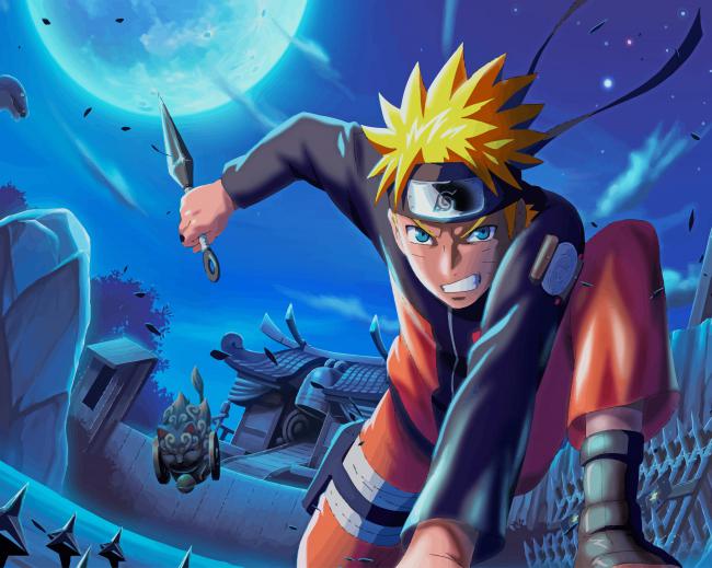 Naruto Uzumaki Anime - Paint By Numbers - Paint by numbers UK