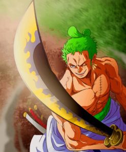 One Piece Zoro Anime paint by numbers