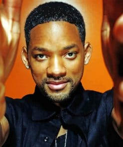 American Artist Will Smith paint by numbers