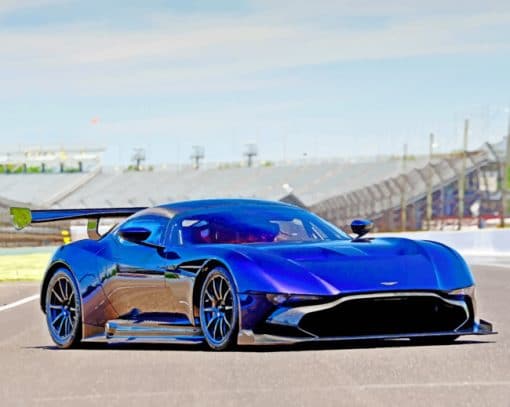 Aston Martin Vulcan paint by numbers