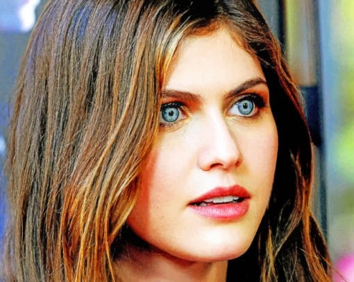 Attractive Alexandra Daddario Paint By Numbers
