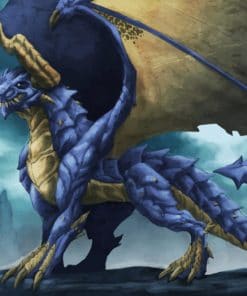 Behemoth Blue Dragon paint by numbers