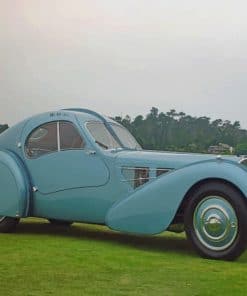 Bugatti Type Atlantic Coupe paint by numbers