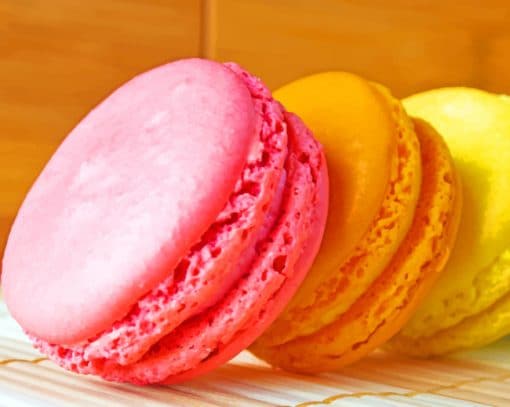 Colorful Macaroons paint by numbers