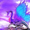 Dragon The Dream Of Violet Princess paint by numbers
