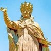 Franks King Charlemagne Statue paint by numbers