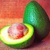 Fresh Avocado Fruit paint by numbers