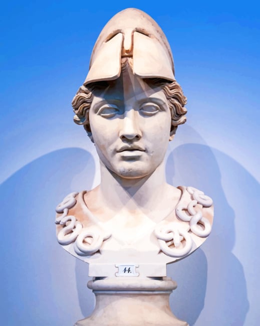 Head Of Athena In The Velletri paint by numbers