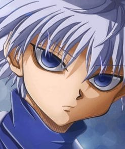 Killua Zolydick Anime Character paint by numbers