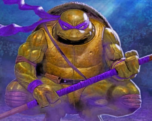 Ninja Turtles Donatello paint by numbers