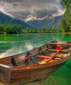 Norway Rivers Boat Paint By Numbers