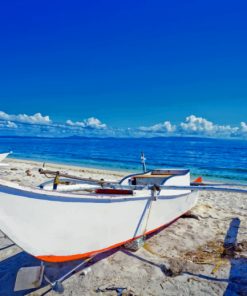 Philippines Coast Boats paint by numbers