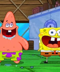 Sponge Bob And Patrick Star Paint By Numbers