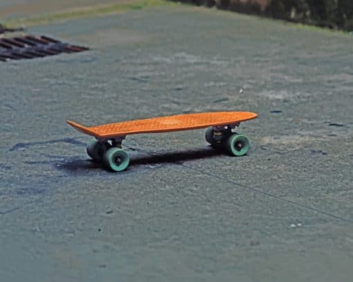 Street Asphalt Skateboard paint by numbers