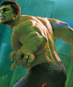 Hulk From The Avengers paint by numbers