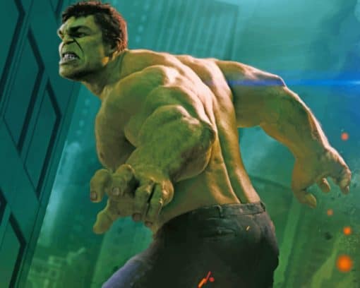 Hulk From The Avengers paint by numbers