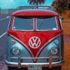 Volkswagen Mini Bus paint by numbers
