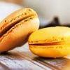 Yellow Macrons Dessert Cakes paint by numbers