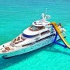 Yacht With Slide paint by numbers
