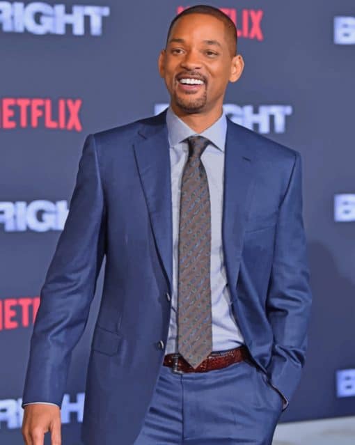 American Actor Will Smith paint by numbers paint by numbers