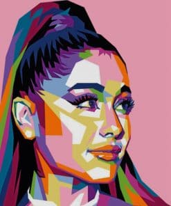 Ariana Grande Pop Art paint by numbers