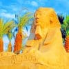 Avenue Sphinxes Ancient Egypt World paint by numbers