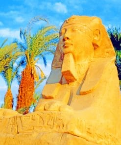 Avenue Sphinxes Ancient Egypt World paint by numbers
