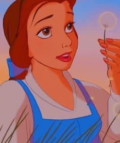Belle Beauty And The Beast paint by numbers