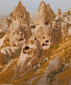 Ancient Caves In Turkey paint by numbers
