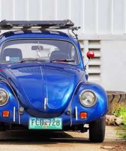 Classic Volkswagen Beetle Wagon paint by numbers